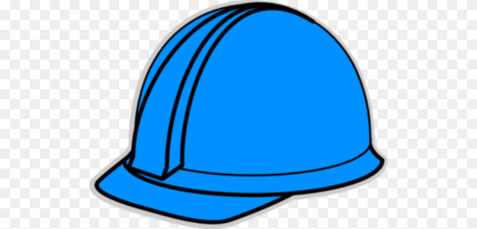 Cartoon Blue Hard Hat, Baseball Cap, Cap, Clothing, Hardhat Free Transparent Png