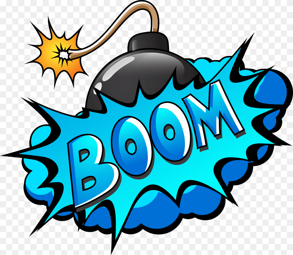 Cartoon Bomb Blowing Up, Weapon, Ammunition, Dynamite Png Image