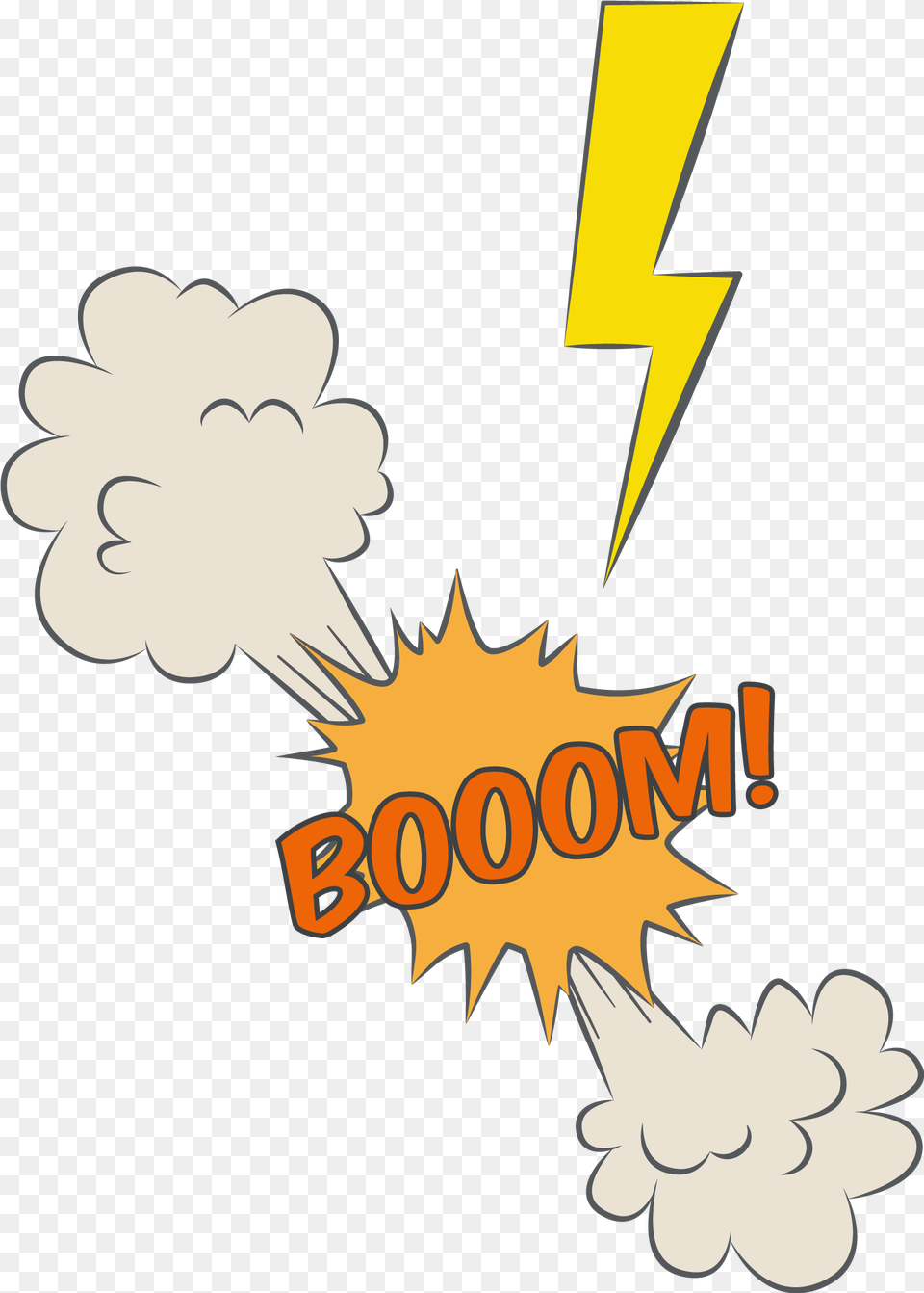 Cartoon Bomb Cloud Image With No Clip Art, Logo, Graphics, Light Free Transparent Png