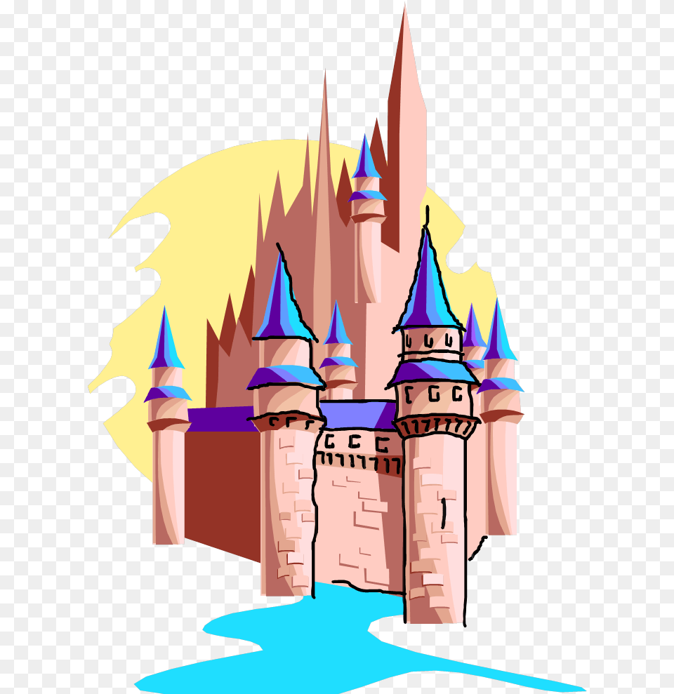 Cartoon Book Fairytale Book Clipart Transparent, Tower, Architecture, Building, Spire Free Png