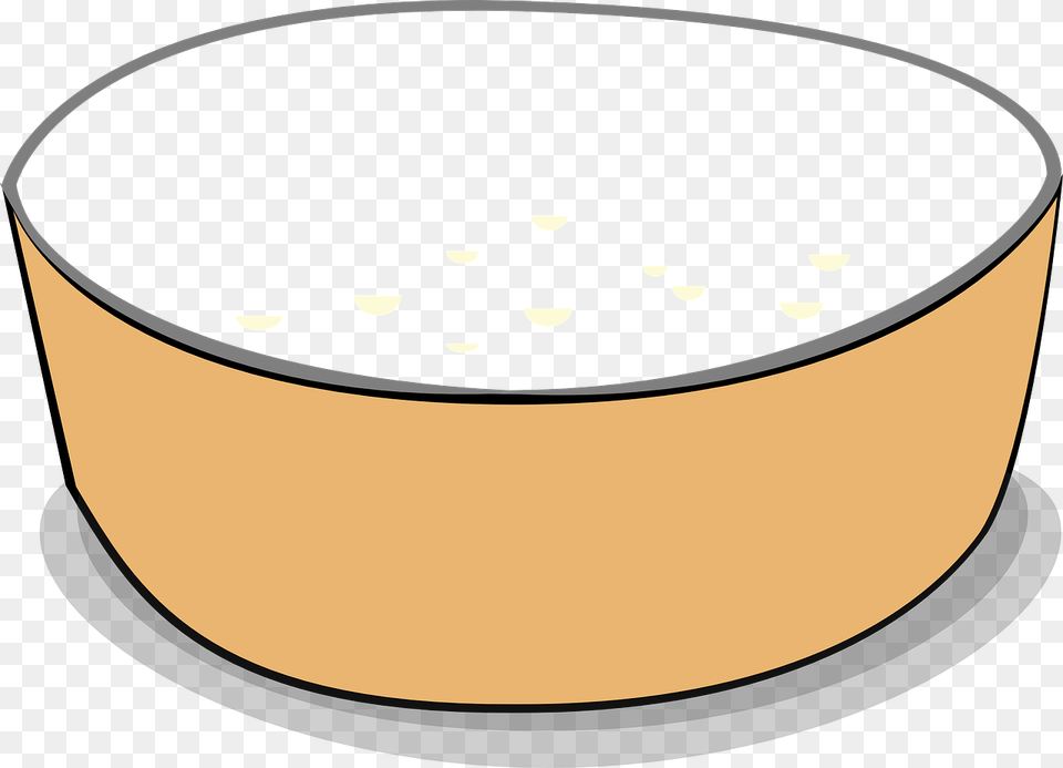 Cartoon Bowl Of Milk, Tub, Hot Tub, Disk, Furniture Png Image