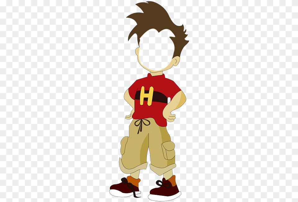 Cartoon Boy Cute Character Face Mask Vector Images Hum Tum In Hd, Child, Male, Person, People Free Png Download