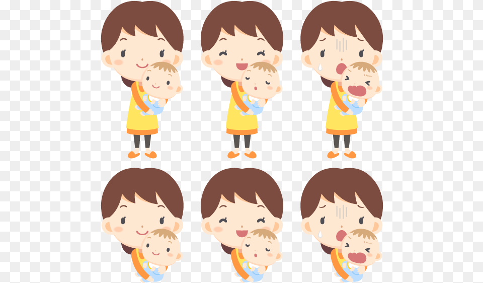 Cartoon Boy Different Emotions, Food, Ice Cream, Cream, Dessert Png