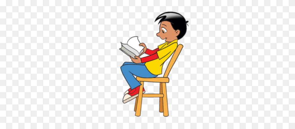 Cartoon Boy Vectorfaceexpression Psdvectoricons, Person, Reading, Sitting, Face Free Png