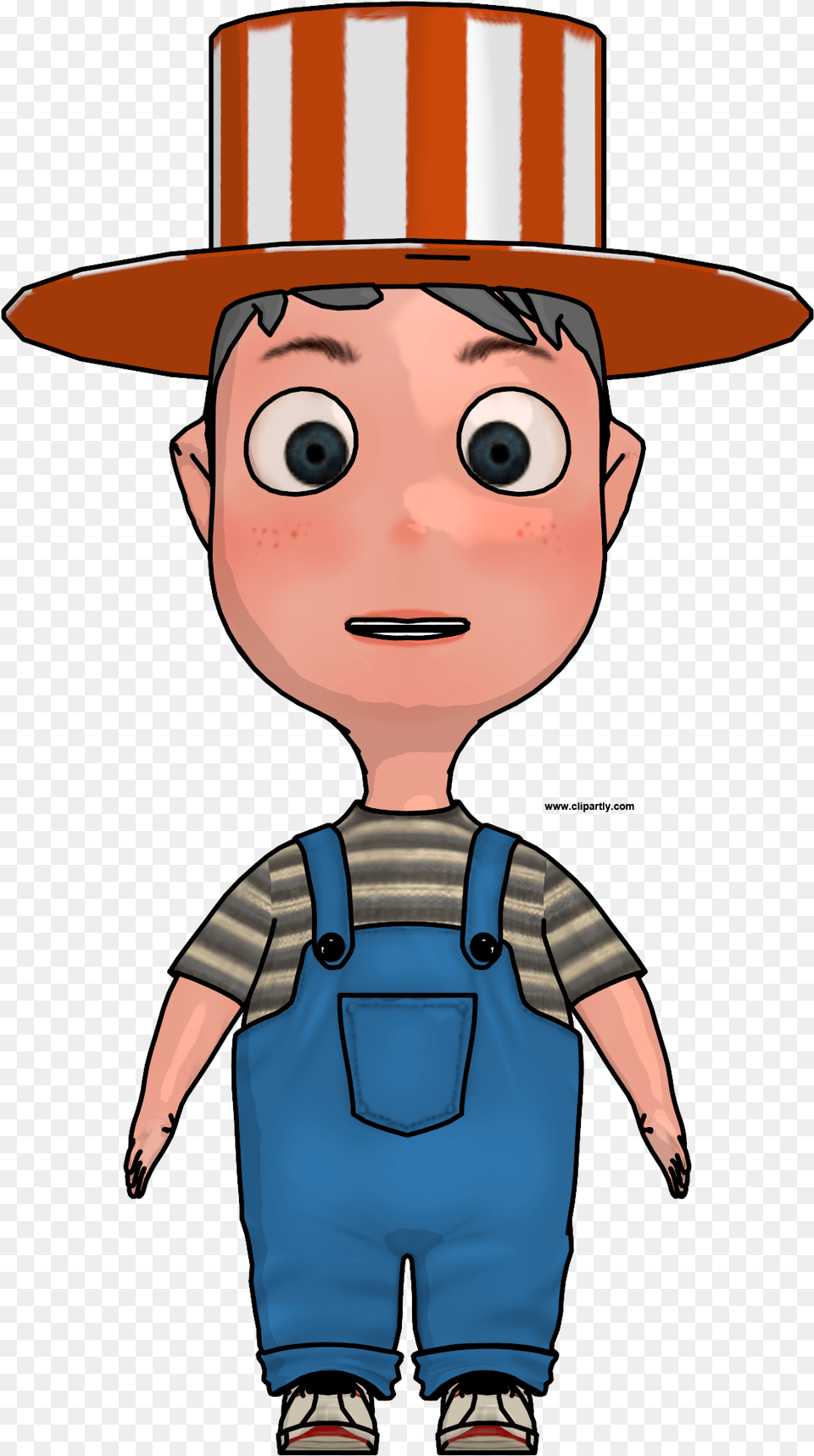 Cartoon Boy With Hat Front View Clipart Portable Network Graphics, Clothing, Baby, Person, Face Free Transparent Png