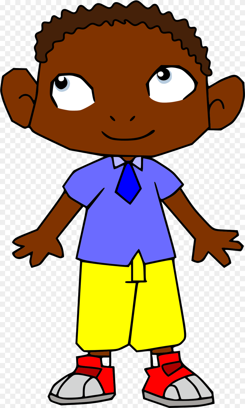 Cartoon Boy With Rather Cornery Ears And Fingers But Cartoons With Big Ears, Baby, Person, Book, Comics Free Png Download