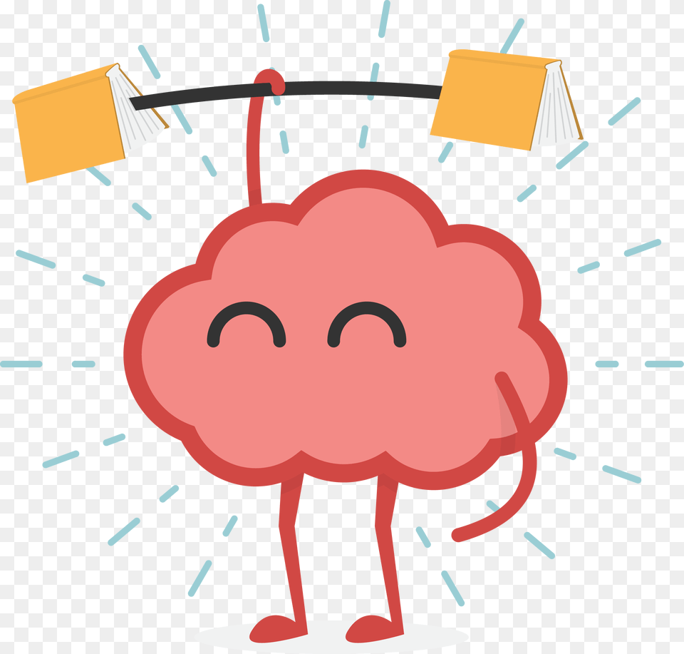 Cartoon Brain Cartoon Brain Lifting Weights, Berry, Food, Fruit, Plant Free Transparent Png