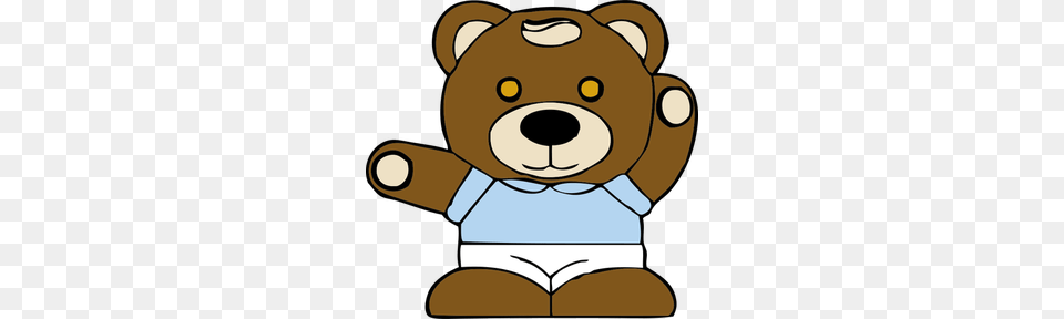 Cartoon Brown Bear Clipart, Animal, Mammal, Wildlife, Teddy Bear Free Png