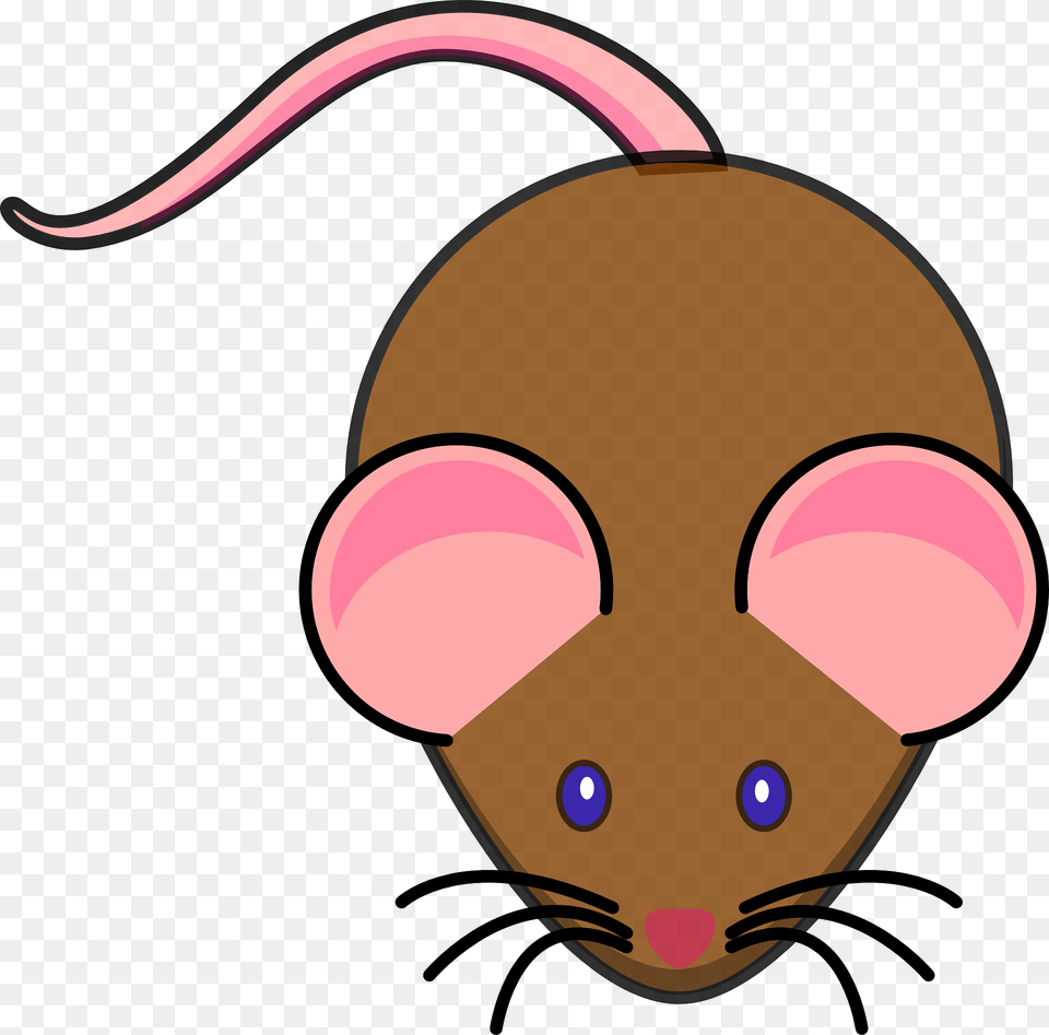 Cartoon Brown Mouse Clipart, Computer Hardware, Electronics, Hardware, Animal Png