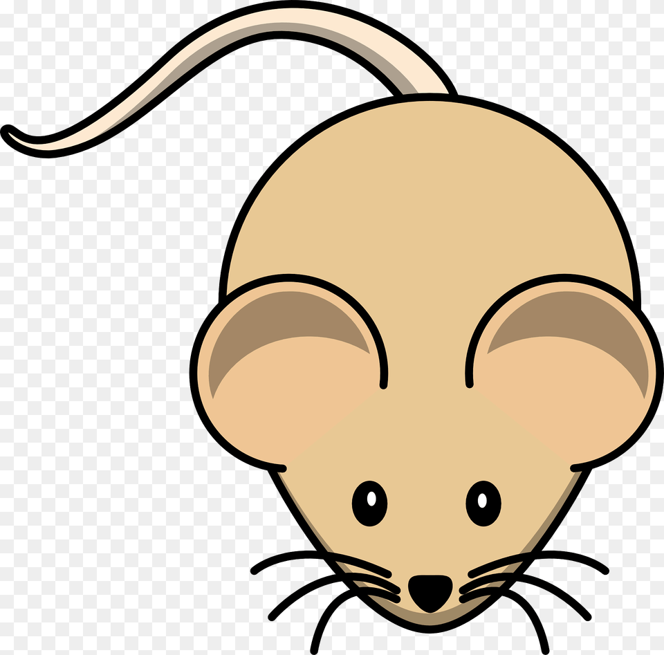 Cartoon Brown Mouse Clipart, Computer Hardware, Electronics, Hardware, Animal Free Transparent Png