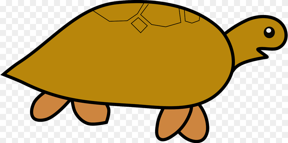 Cartoon Brown Turtle Clipart, Animal, Reptile, Sea Life, Tortoise Free Png Download