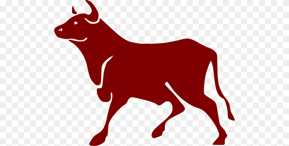Cartoon Bull Clip Art, Animal, Mammal, Cattle, Livestock Png Image