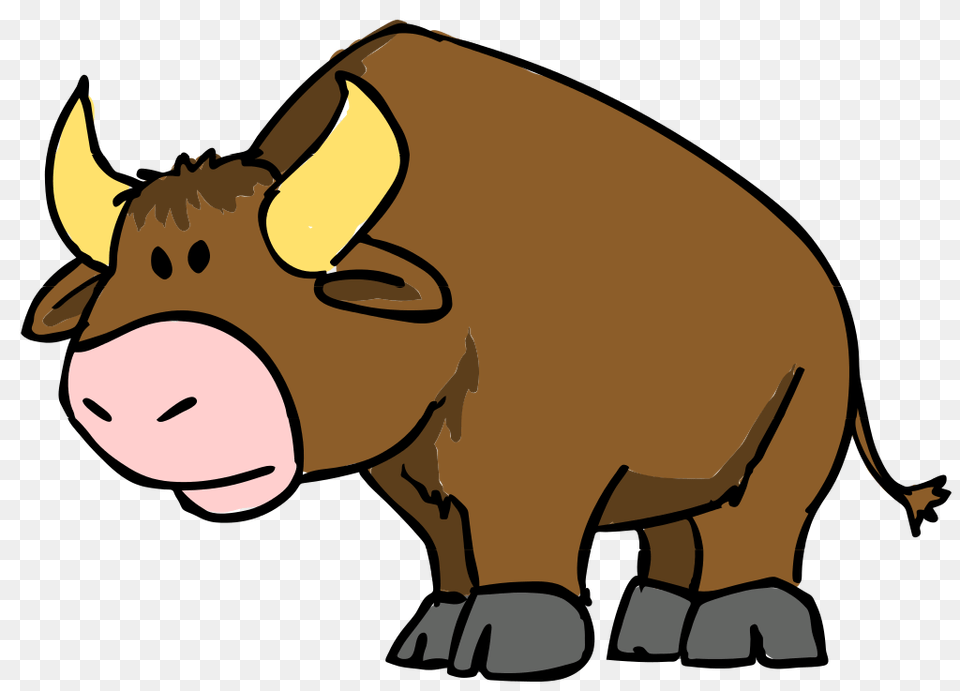 Cartoon Bull Images, Animal, Mammal, Hog, Pig Free Transparent Png