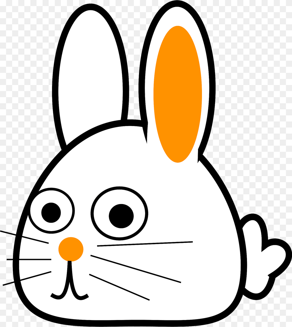 Cartoon Bunny Clipart, Animal, Mammal, Rabbit, Device Png Image