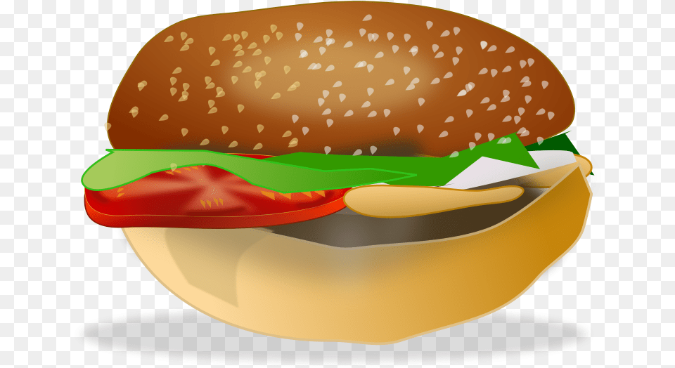 Cartoon Burger Svg Clip Arts Gambar Roti Burger Animasi, Food Png Image