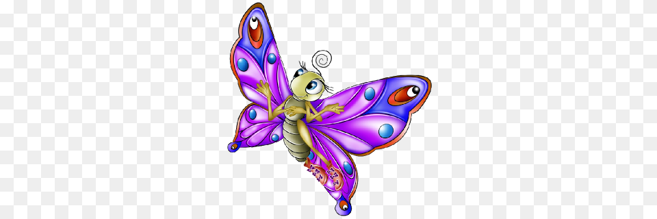 Cartoon Butterfly Butterfly Cartoon Clip Art, Animal, Bee, Insect, Invertebrate Free Transparent Png