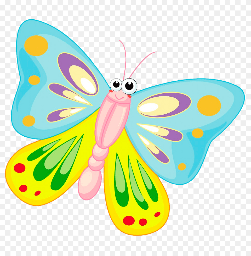 Cartoon Butterfly Clipart, Animal Free Png