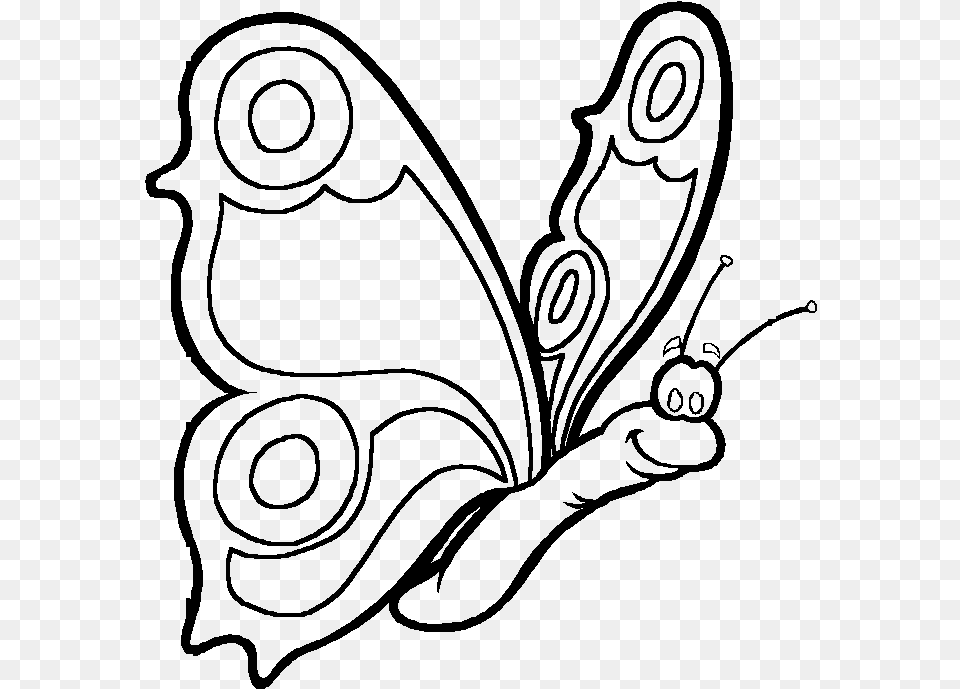 Cartoon Butterfly Cartoon Butterfly Clipart Black And White, Gray Png Image