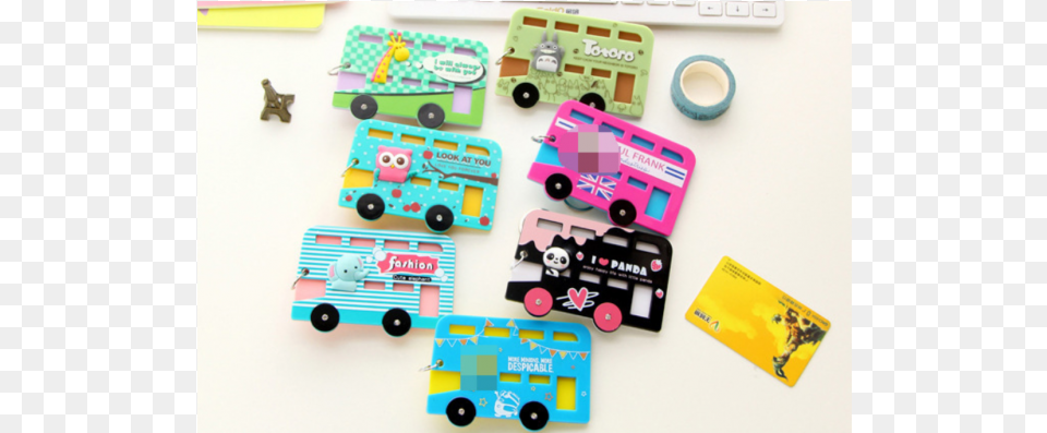 Cartoon Buy Style Card Holder Blank Bus Name Id School Simply My Love Bus Shape Card Holder Minions, Tape, Text, Credit Card Free Png