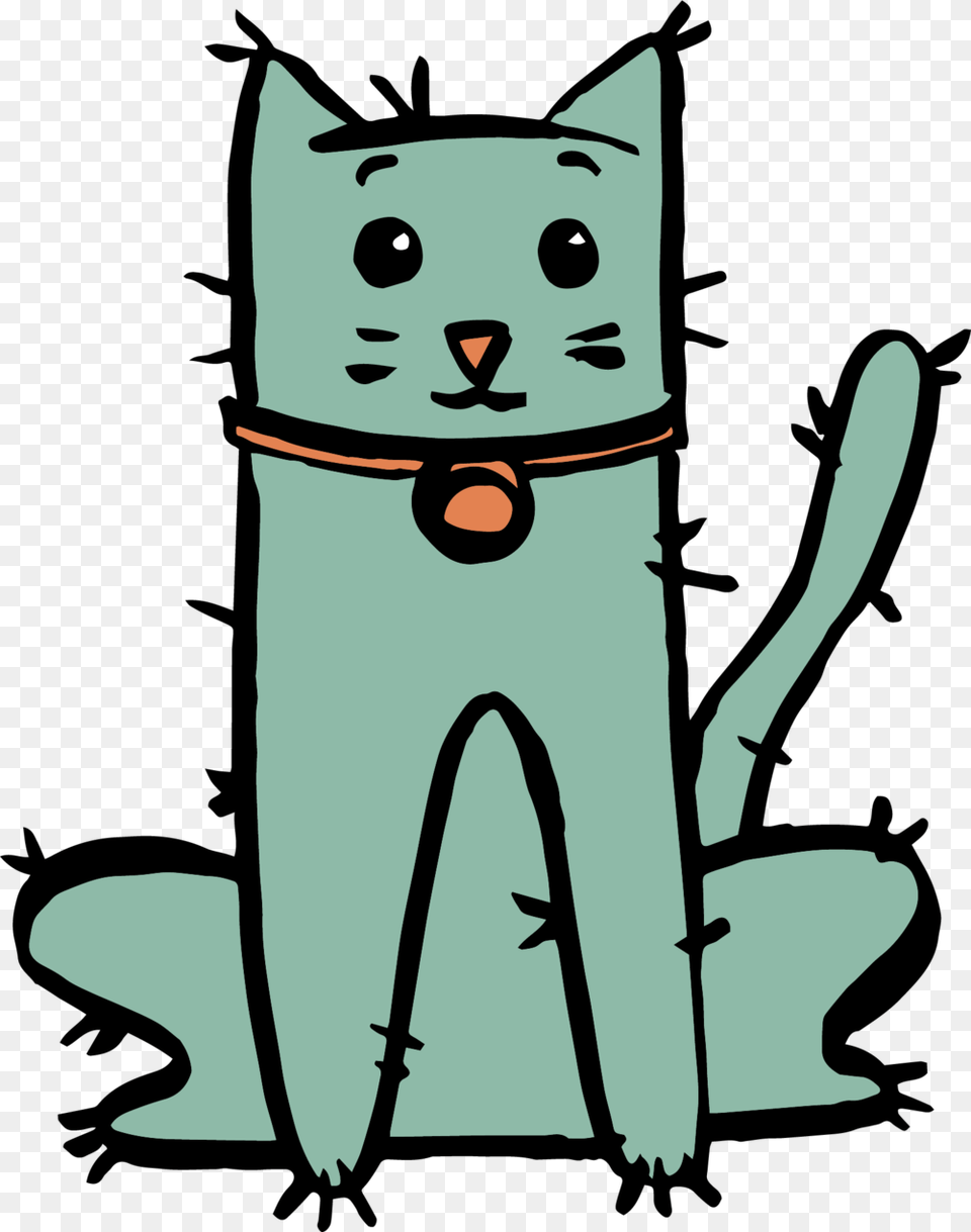 Cartoon Cactus, Baby, Person, Animal, Cat Free Png