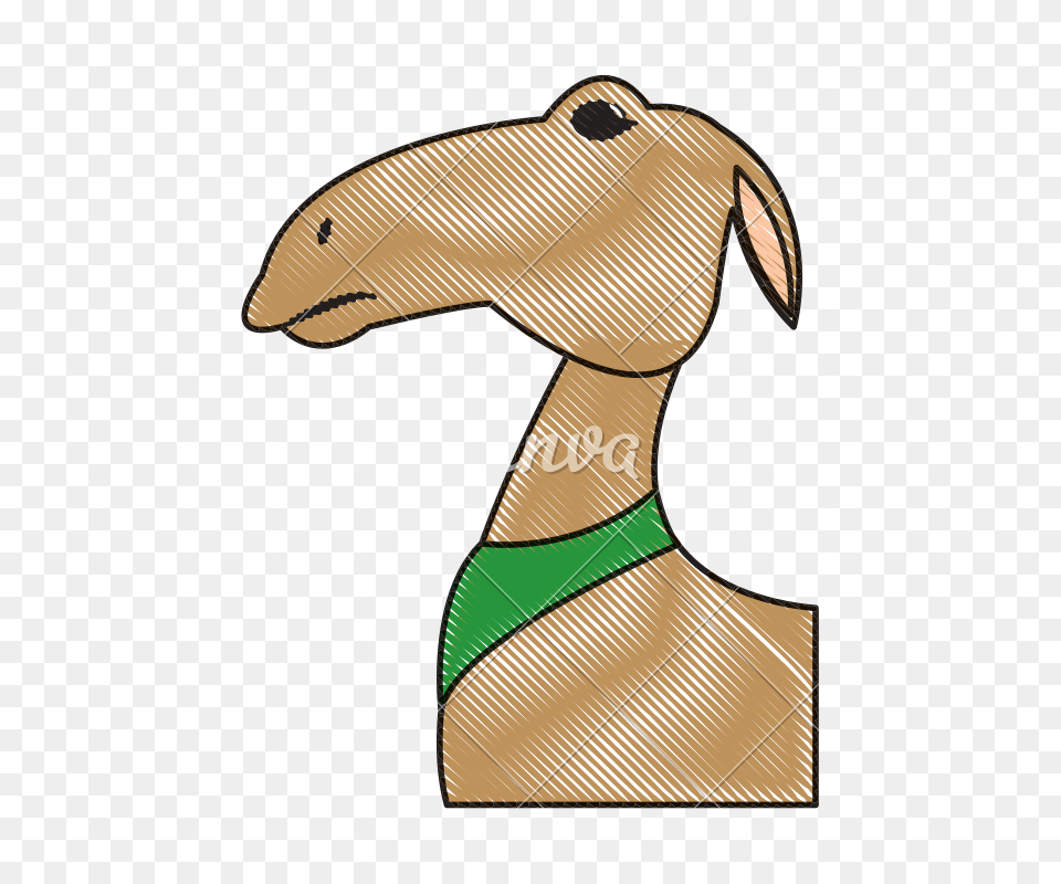 Cartoon Camel Animal Manger Design, Mammal, Airedale, Canine, Dog Png Image