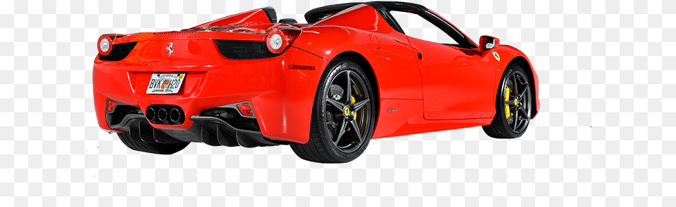 Cartoon Car Back Clipart Supercar, Alloy Wheel, Vehicle, Transportation, Tire Free Png