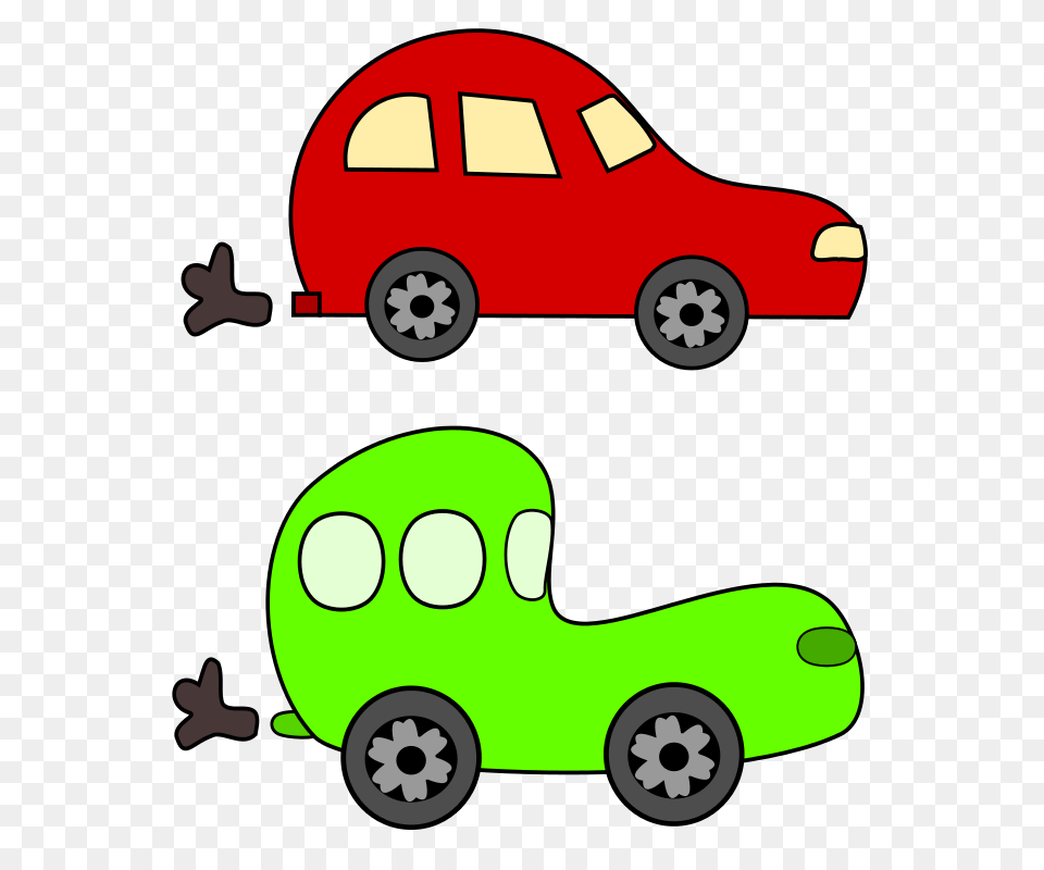 Cartoon Car Two, Lawn, Plant, Tool, Device Free Transparent Png