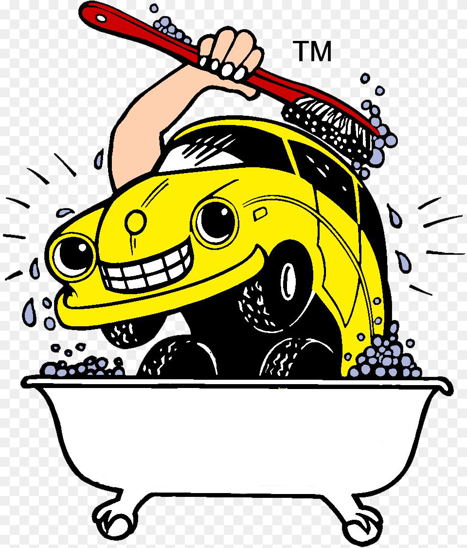 Cartoon Car Wash Download Car Wash, Tub, Cleaning, Person, Bathing Free Png