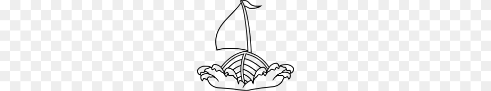 Cartoon Cartoon Clip Art Sailing Boat Ship Club Se, Gray Free Transparent Png