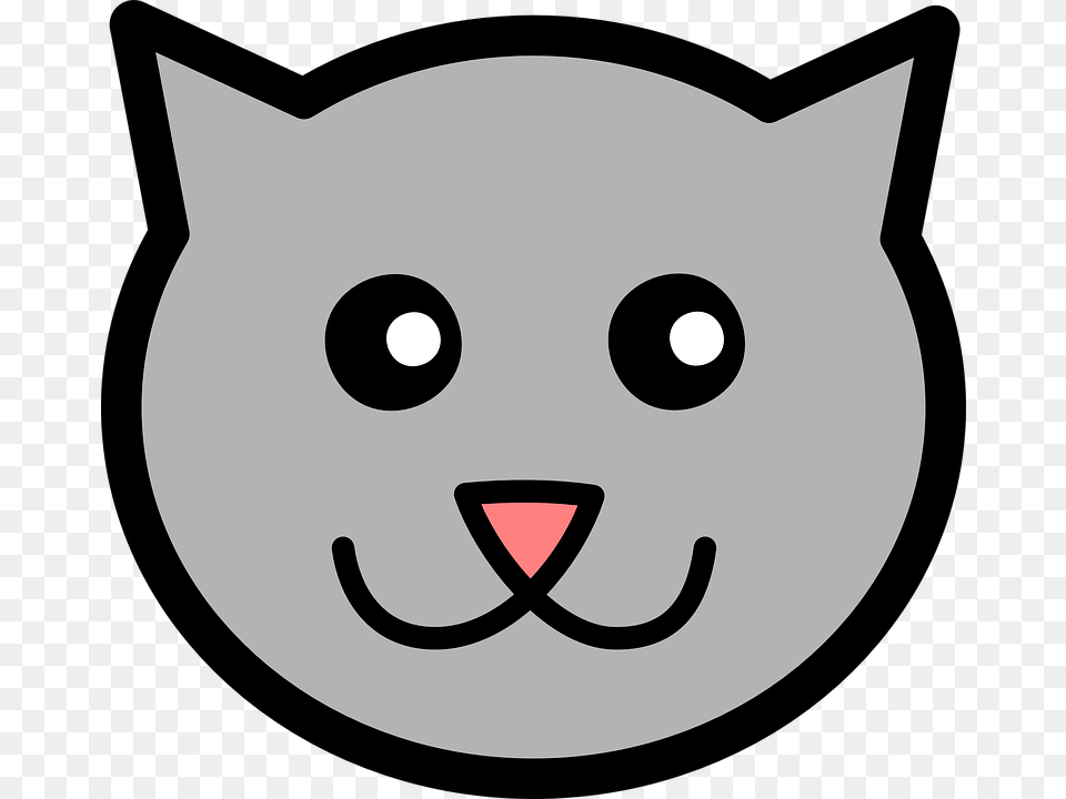 Cartoon Cat Face Desktop Backgrounds Free Png Download