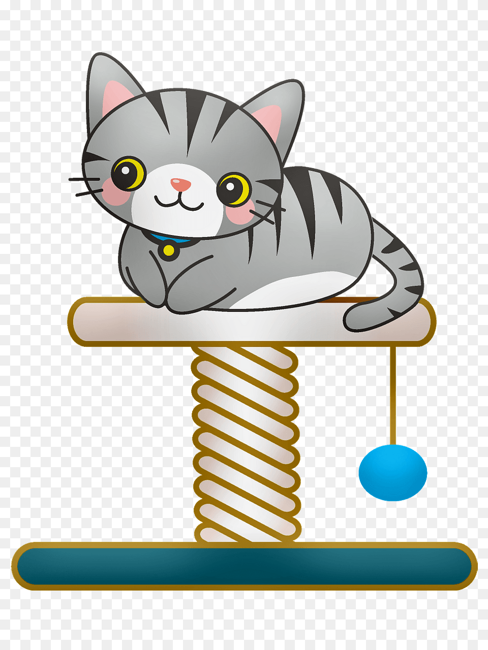 Cartoon Cat In Pet House Clipart, Toy Png
