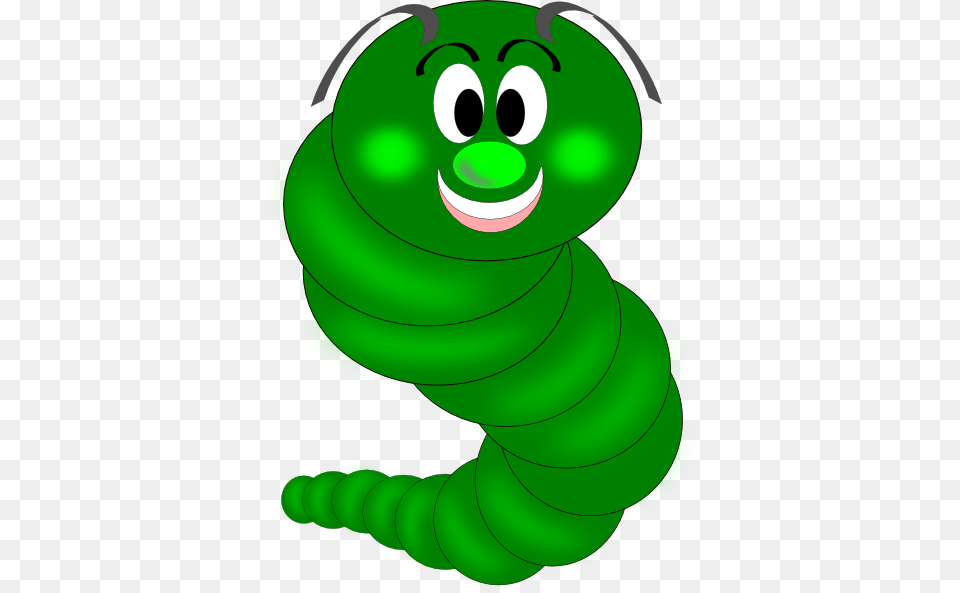 Cartoon Caterpillar Clip Art, Green, Nature, Outdoors, Snow Png Image