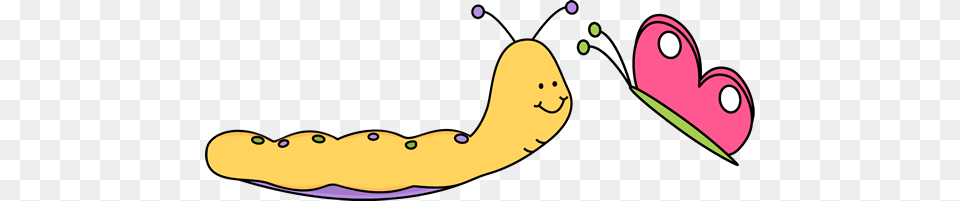 Cartoon Caterpillar Cliparts, Banana, Food, Fruit, Plant Free Png