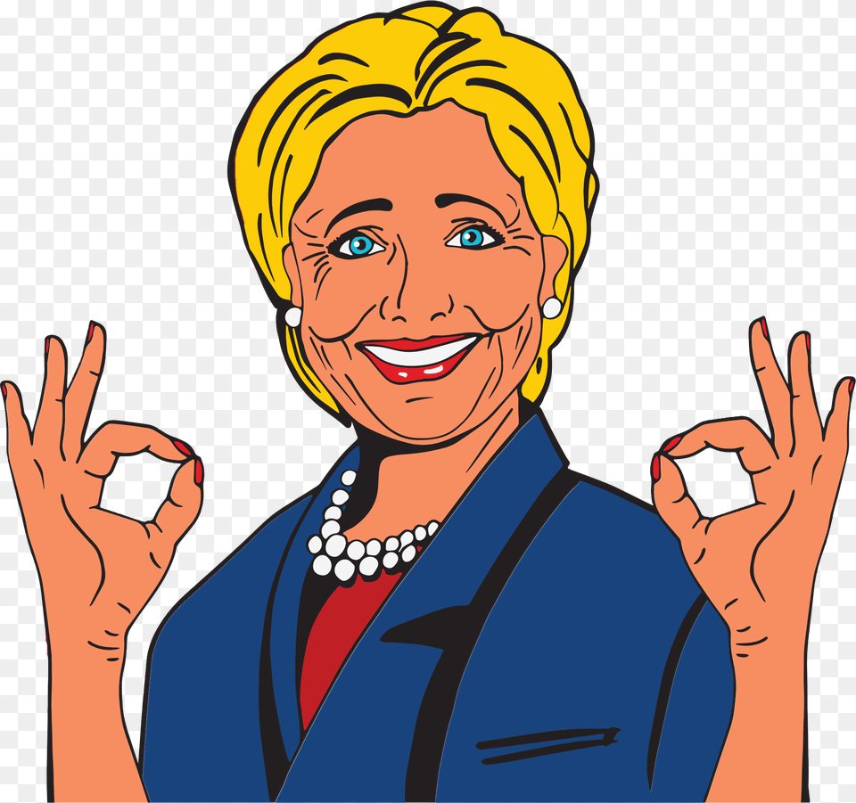 Cartoon Celebrity Comic Female Hillary Clinton Cartoon Of Hillary Clinton, Accessories, Portrait, Photography, Person Png Image