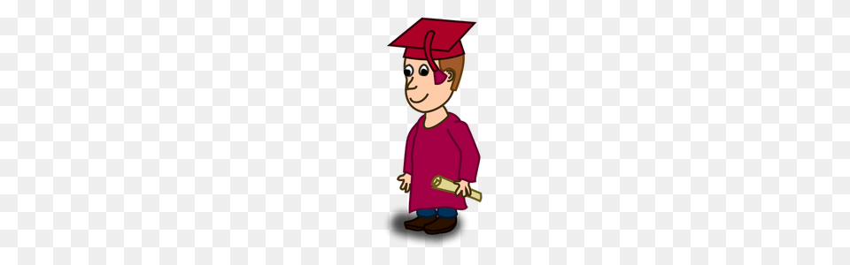 Cartoon Character Clip Art Images, People, Person, Graduation, Baby Free Png Download