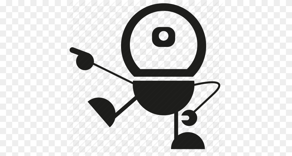 Cartoon Character Cute Funny Mascot Robot Icon, Electrical Device, Microphone, Lighting Free Png Download
