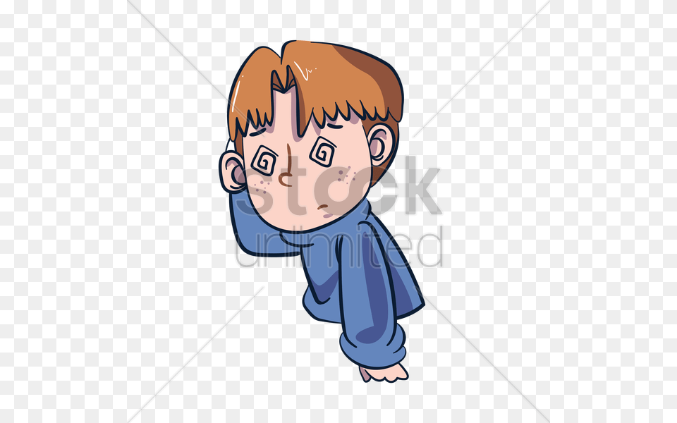 Cartoon Character Feeling Dizzy Vector, Baby, Person, Photography, Face Free Png Download