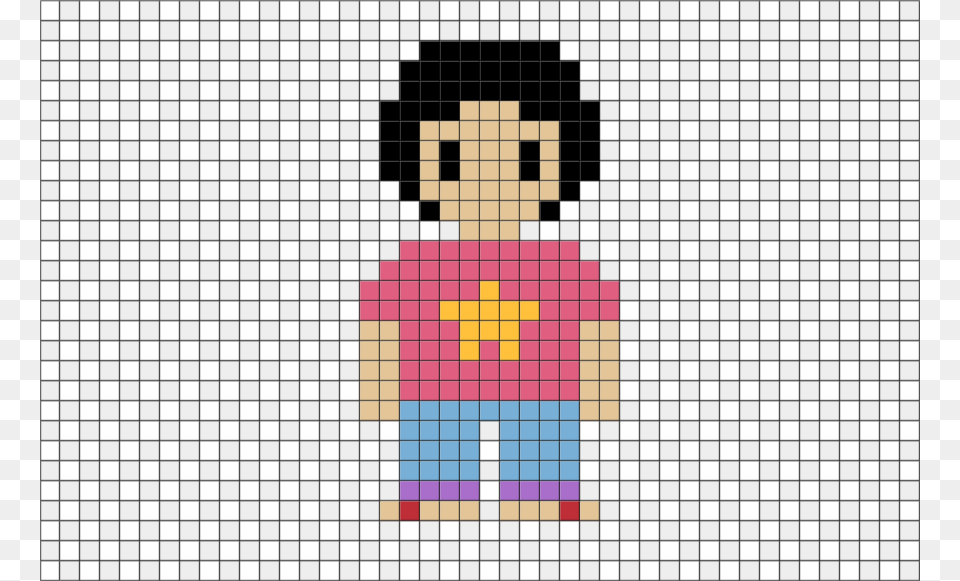 Cartoon Character In Pixel Art Png Image