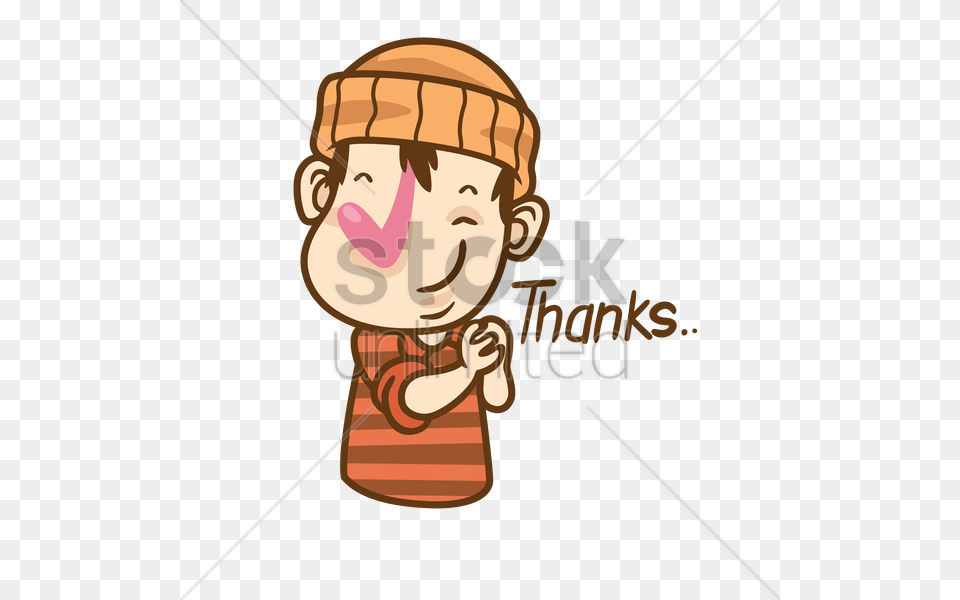 Cartoon Character Showing Gratitude Vector Image, Cream, Dessert, Food, Ice Cream Free Png Download
