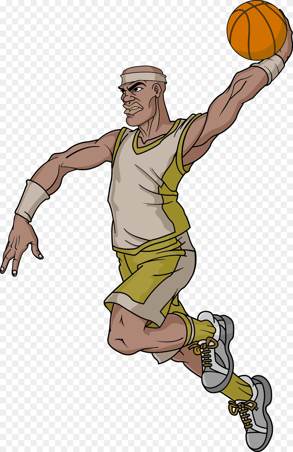 Cartoon Character Transprent Basketball Player Cartoon Characters, Adult, Person, Man, Male Free Png