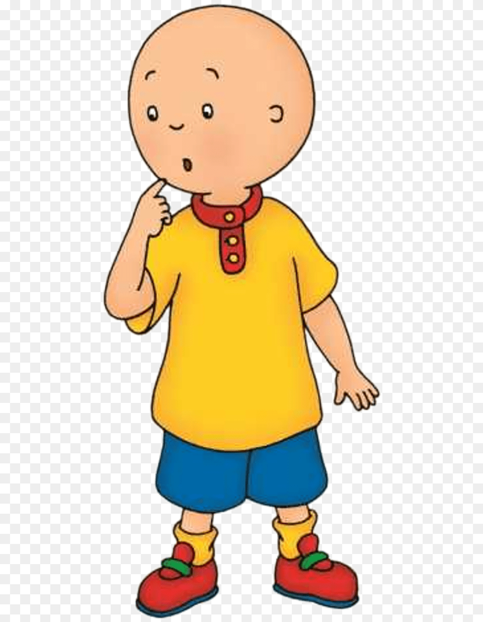 Cartoon Characters Caillou Caillou, Baby, Person, Clothing, Footwear Free Png
