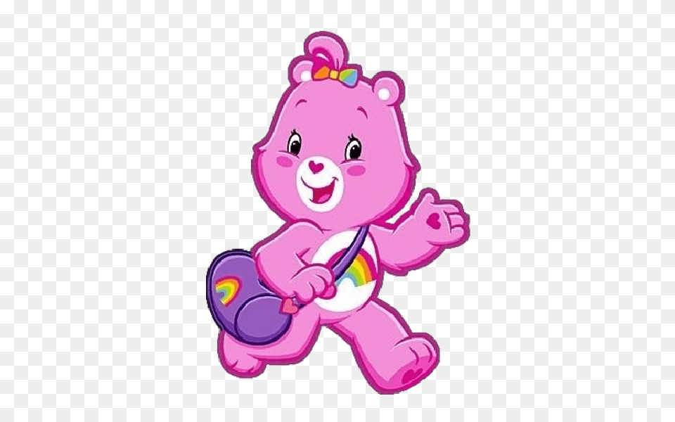 Cartoon Characters Care Bears, Purple, Toy, Rattle, Nature Free Png Download