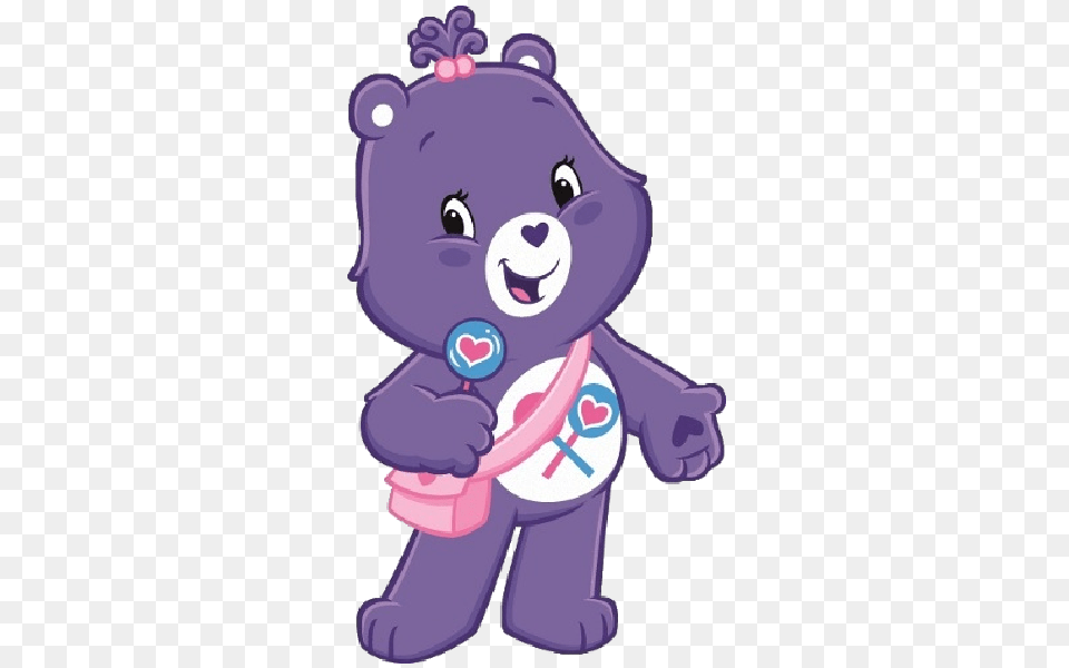 Cartoon Characters Care Bears, Purple, Nature, Outdoors, Snow Png