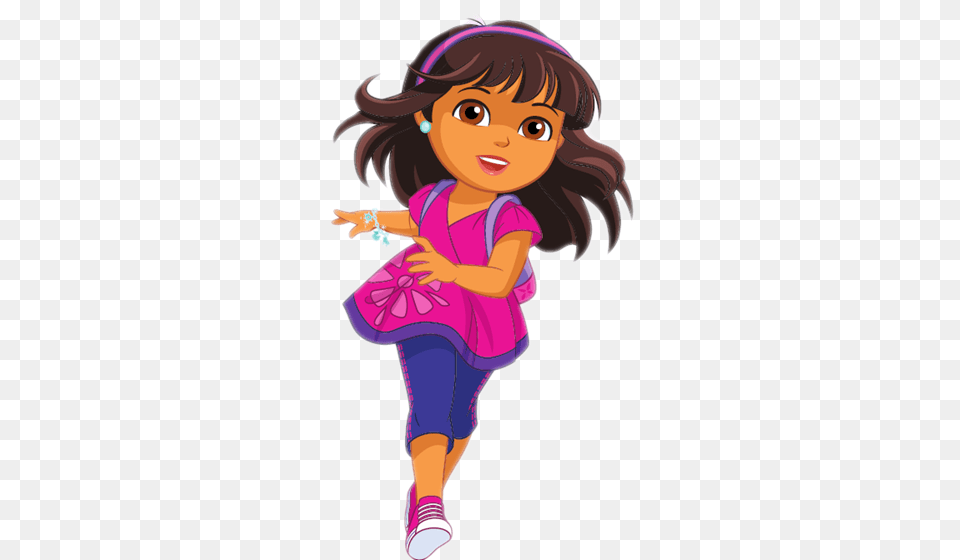 Cartoon Characters Dora And Friends, Book, Comics, Publication, Baby Free Transparent Png