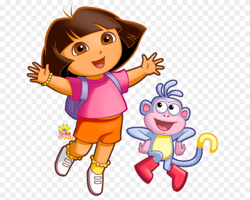 Cartoon Characters Dora The Explorer, Baby, Person, Head, Face Png Image