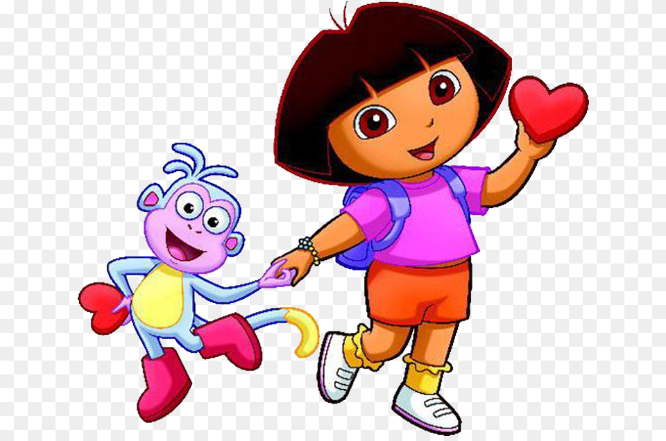 Cartoon Characters Dora The Explorer Baby, Person, Face, Head Free Transparent Png