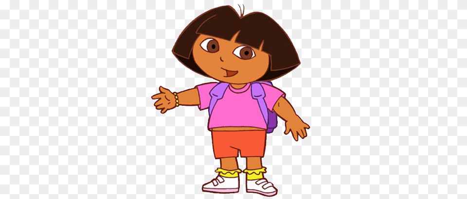 Cartoon Characters Dora The Explorer Pack, Baby, Person Png Image