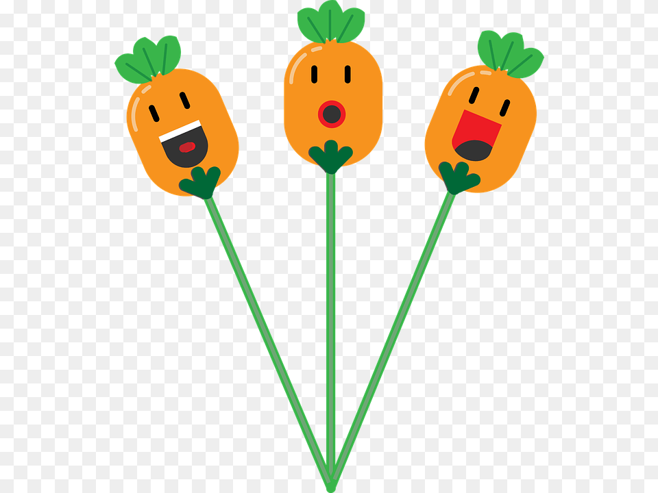 Cartoon Characters Flower Cartoon Happy Character Gambar Kartun Lucu Bunga, Food, Sweets, Candy, Carrot Png