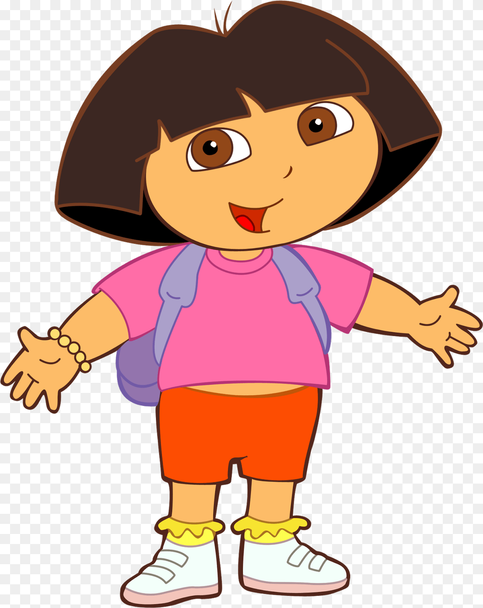 Cartoon Characters Girl Photo Dora The Explorer Coloring Pages, Baby, Person, Face, Head Free Transparent Png