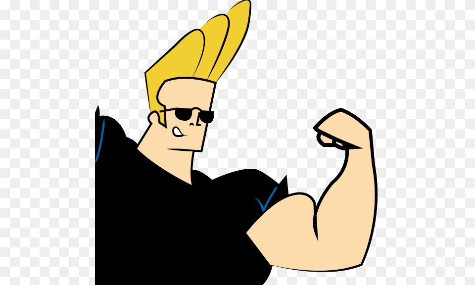 Cartoon Characters Johnny Bravo, Person, Hand, Finger, Body Part Free Png Download
